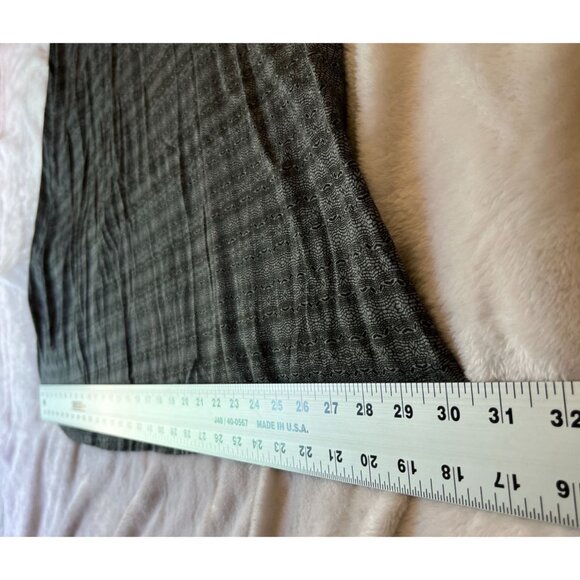 Aventura Womens Gray Black Patterned Sleeveless A-Line Dress Size Large Stretch - Picture 8 of 11